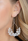 Paparazzi "Marina Banquet" White Earrings Paparazzi Jewelry