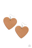 Paparazzi "Country Crush" Brown Earrings Paparazzi Jewelry