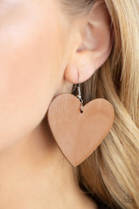 Paparazzi "Country Crush" Brown Earrings Paparazzi Jewelry