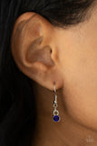 Paparazzi "I Pledge Allegiance to the Sparkle" Blue Necklace & Earring Set Paparazzi Jewelry