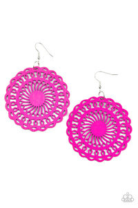 Paparazzi "Island Sun" Pink Earrings Paparazzi Jewelry