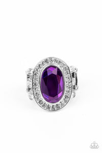 Paparazzi "Always OVAL-achieving" Purple Ring Paparazzi Jewelry