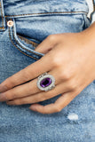 Paparazzi "Always OVAL-achieving" Purple Ring Paparazzi Jewelry