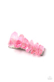 Paparazzi "Crystal Caves" Pink Hair Clip Paparazzi Jewelry