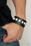 Paparazzi "Metro Mustang" Black Bracelet Unisex Paparazzi Jewelry