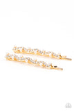 Paparazzi "Ballroom Banquet" Gold Hair Clip Paparazzi Jewelry