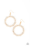 Paparazzi "Glowing Reviews" Gold Earrings Paparazzi Jewelry