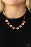 Paparazzi "Dreamy Decorum " Copper Necklace & Earring Set Paparazzi Jewelry