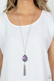 Paparazzi "Interstellar Solstice" Purple Necklace & Earring Set Paparazzi Jewelry