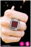 Paparazzi "The Great Plains" Red Ring Paparazzi Jewelry