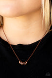 Paparazzi "Dainty Dalliance" Copper Necklace & Earring Set Paparazzi Jewelry