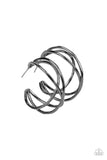 Paparazzi "City Contour" Black Earrings Paparazzi Jewelry