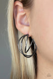 Paparazzi "City Contour" Black Earrings Paparazzi Jewelry
