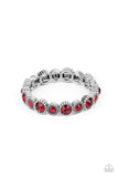 Paparazzi "Phenomenally Perennial" Red Bracelet Paparazzi Jewelry