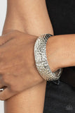 Paparazzi "Come Under The Hammer" Silver Bracelet Paparazzi Jewelry