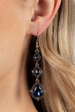 Paparazzi "Prague Princess" Blue Earrings Paparazzi Jewelry