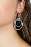 Paparazzi "Spun Out Opulence" Blue Earrings Paparazzi Jewelry
