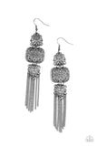 Paparazzi "Eastern Elegance" Black Earrings Paparazzi Jewelry