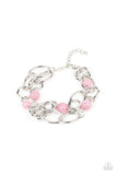 Paparazzi "Delightfully Daydreamy" Pink Bracelet Paparazzi Jewelry
