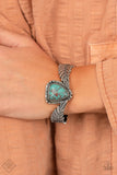 Paparazzi "Desert Roost FASHION FIX Blue Bracelet Paparazzi Jewelry
