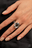 Paparazzi "Updated Dazzle" Silver Fashion Fix Ring Paparazzi Jewelry