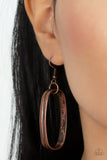 Paparazzi "Fiercely Flexing" Copper Necklace & Earring Set Paparazzi Jewelry