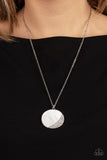 Paparazzi "Oceanic Eclipse" White Necklace & Earring Set Paparazzi Jewelry