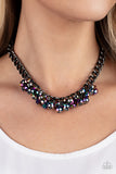 Paparazzi "Galactic Knockout" Multi Oil Spill Necklace & Earring Set Paparazzi Jewelry