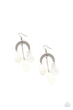 Paparazzi "Atlantis Ambience" White Earrings Paparazzi Jewelry