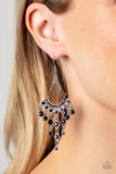 Paparazzi "Commanding Candescence" Purple Earrings Paparazzi Jewelry