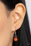 Paparazzi "The Next NEST Thing" Orange Necklace & Earring Set Paparazzi Jewelry