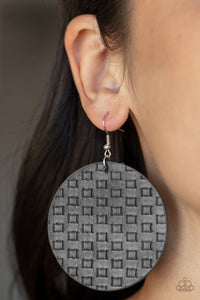 Paparazzi "WEAVE Me Out Of It" Silver Earrings Paparazzi Jewelry