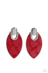 Paparazzi "Wildly Workable" Red Post Earrings Paparazzi Jewelry