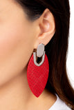 Paparazzi "Wildly Workable" Red Post Earrings Paparazzi Jewelry