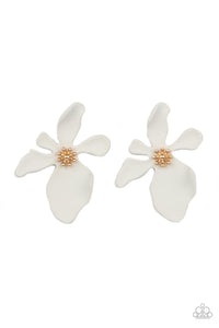 Paparazzi "Hawaiian Heiress" White Post Earrings Paparazzi Jewelry