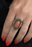 Paparazzi "Rustler Road" Brown Ring Paparazzi Jewelry