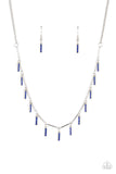 Paparazzi "Metro Muse" Blue Necklace & Earring Set Paparazzi Jewelry