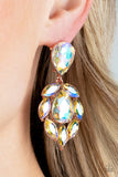 Paparazzi "Galactic Go-Getter" Copper Post Earrings Paparazzi Jewelry