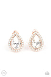 Paparazzi "Cosmic Castles" Rose Gold Clip On Earrings Paparazzi Jewelry