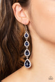Paparazzi "Confidently Classy" Blue Earrings Paparazzi Jewelry