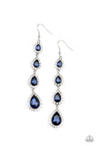 Paparazzi "Confidently Classy" Blue Earrings Paparazzi Jewelry