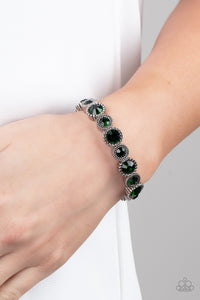 Paparazzi "Phenomenally Perennial" Green Bracelet Paparazzi Jewelry