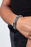 Paparazzi "Phenomenally Perennial" Blue Bracelet Paparazzi Jewelry