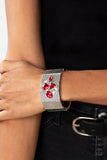 Paparazzi "Flickering Fortune" Red Bracelet Paparazzi Jewelry