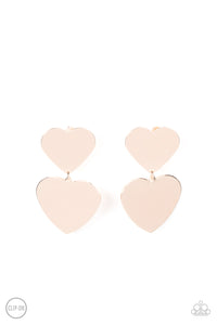 Paparazzi "Cowgirl Crush" Rose Gold Clip On Earrings Paparazzi Jewelry
