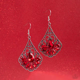 Paparazzi "Exemplary Elegance" Red Earrings Paparazzi Jewelry