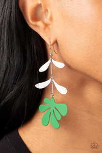Paparazzi "Palm Beach Bonanza" Green Earrings Paparazzi Jewelry