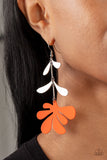 Paparazzi "Palm Beach Bonanza" Orange Earrings Paparazzi Jewelry