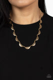 Paparazzi "Lunar Jungle" Gold Necklace & Earring Set Paparazzi Jewelry