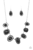 Paparazzi "Albuquerque Artisan" Black Necklace & Earring Set Paparazzi Jewelry